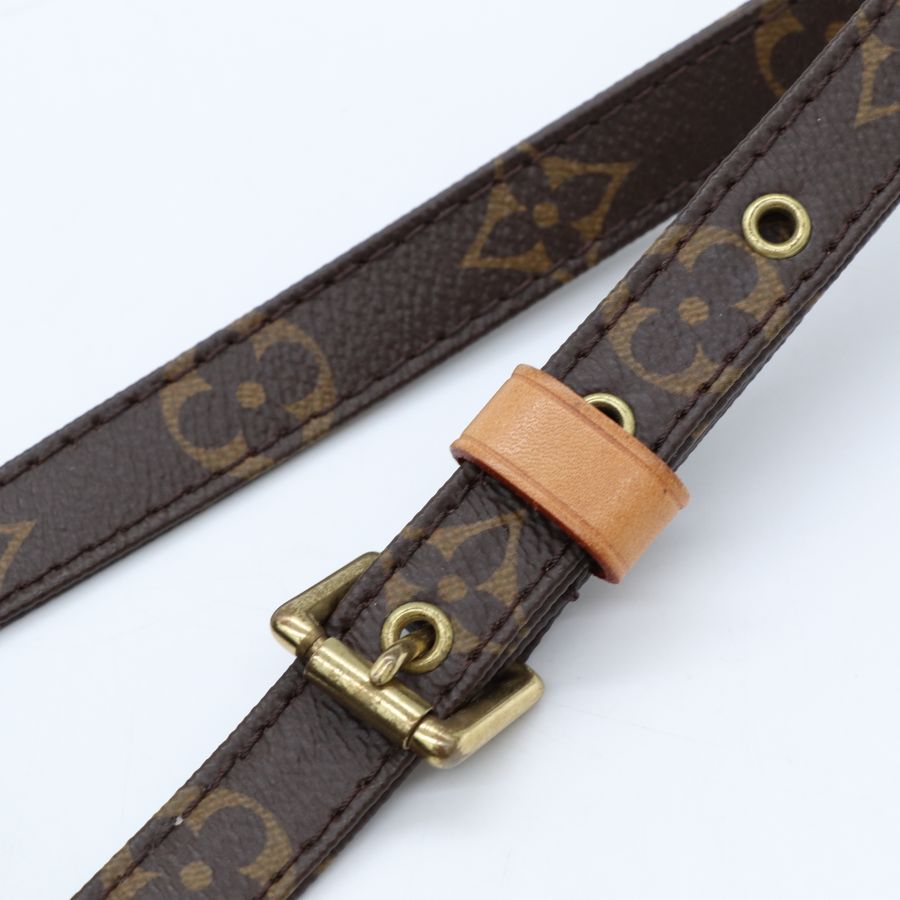 Louis Vuitton 路易威登 Petit Sac Plat 迷你 棕色花紋 PVC 手提包 琴譜包 斜挎包-12