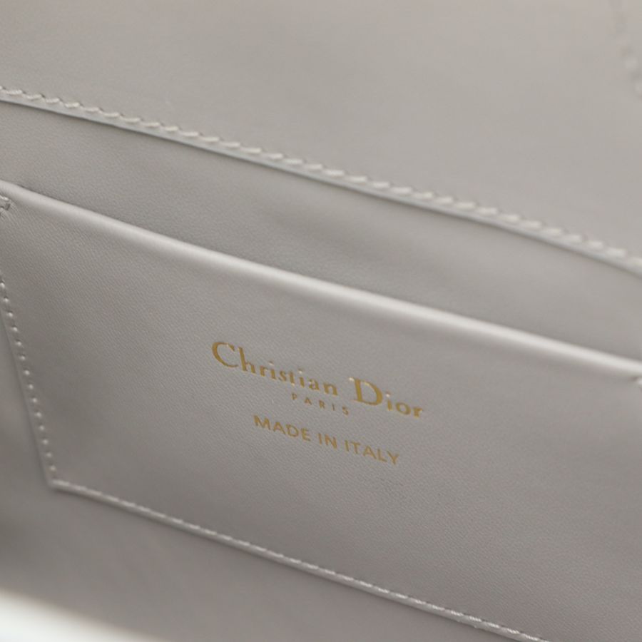 Dior Toujours 石灰色 小牛皮 小型 手提托特包 肩背包-7