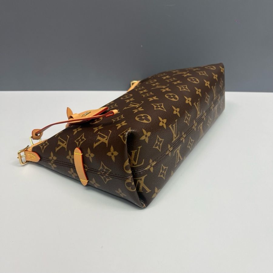 LV路易威登 老花橫版Carryall East West單肩斜挎包-2