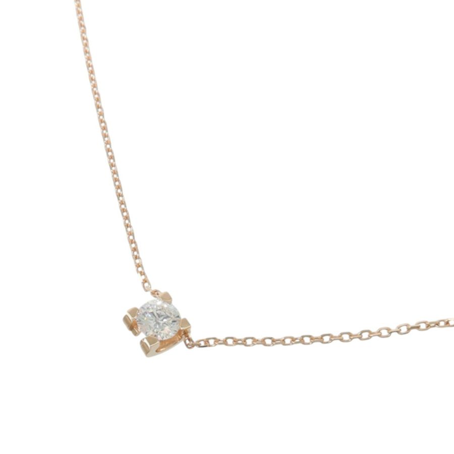 CARTIER 18K玫瑰金D'Amour鑽石項鍊-2