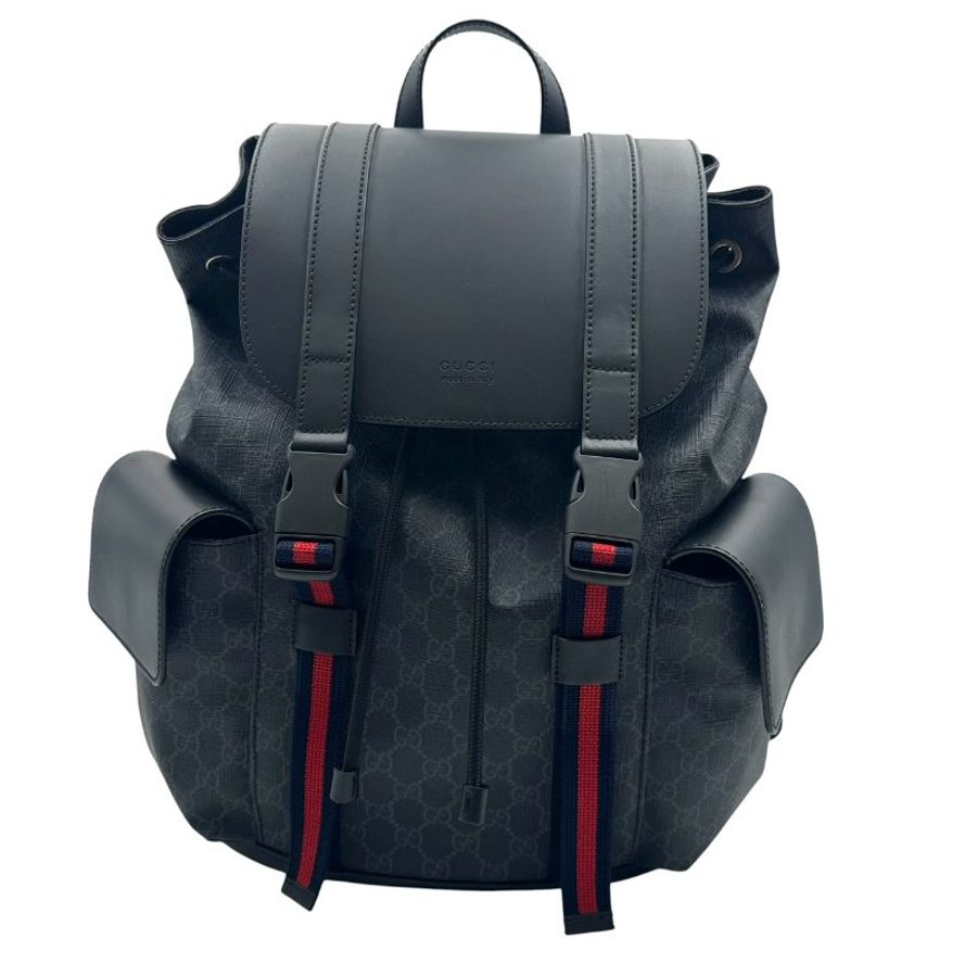【美收精品】Gucci GG Supreme 後背包 C-763【隔月月中將轉賣至日本 上架期限30天】-1