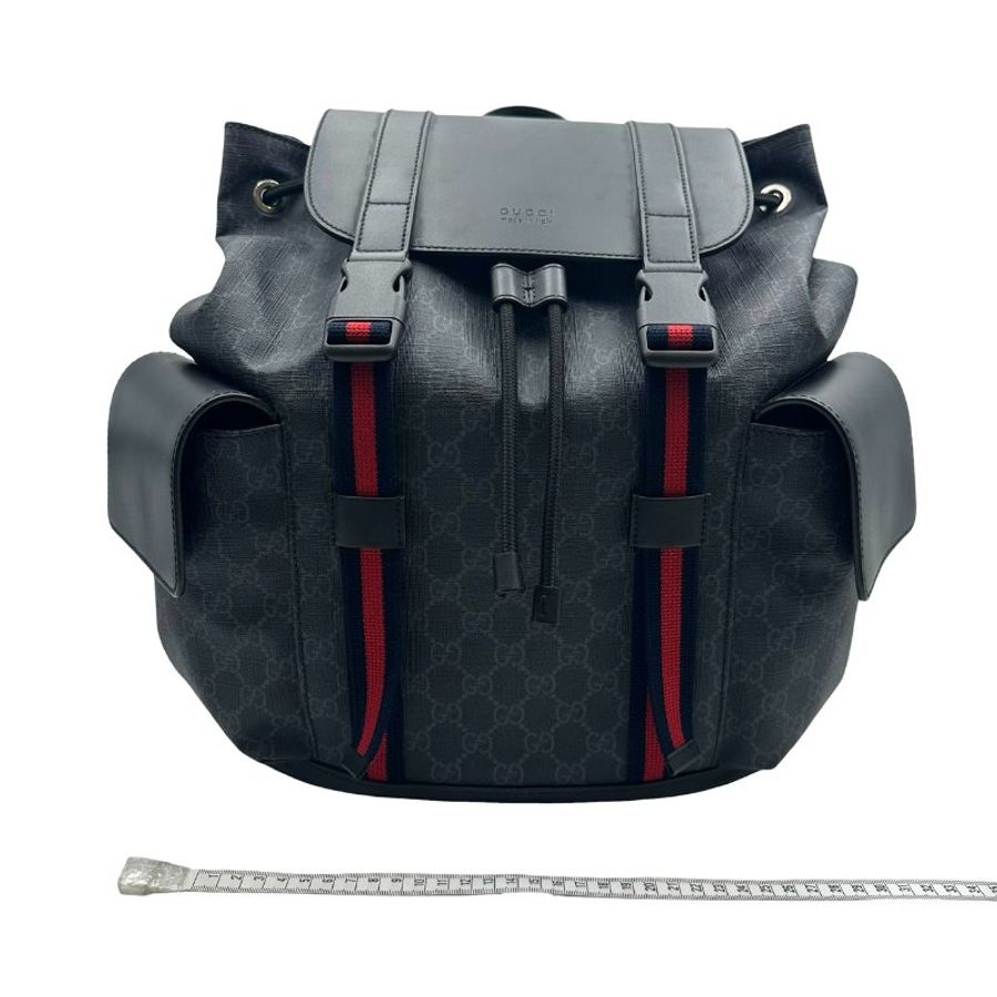 【美收精品】Gucci GG Supreme 後背包 C-763【隔月月中將轉賣至日本 上架期限30天】-17