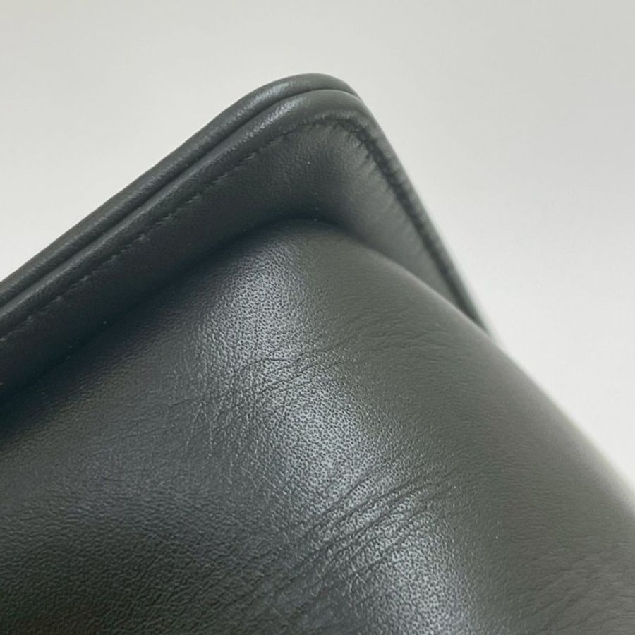 CHANEL芯片款 BOY 25 牛皮銀扣-18