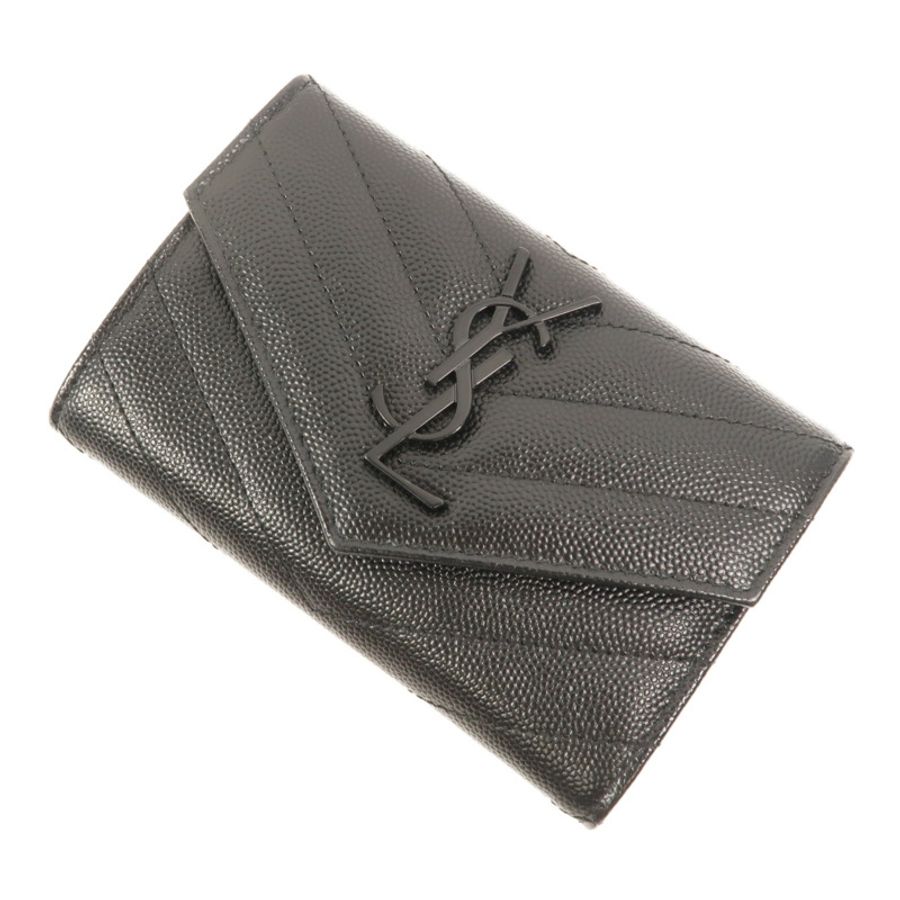 SAINT LAURENT 牛皮皮革Small Envelope Wallet錢包-4