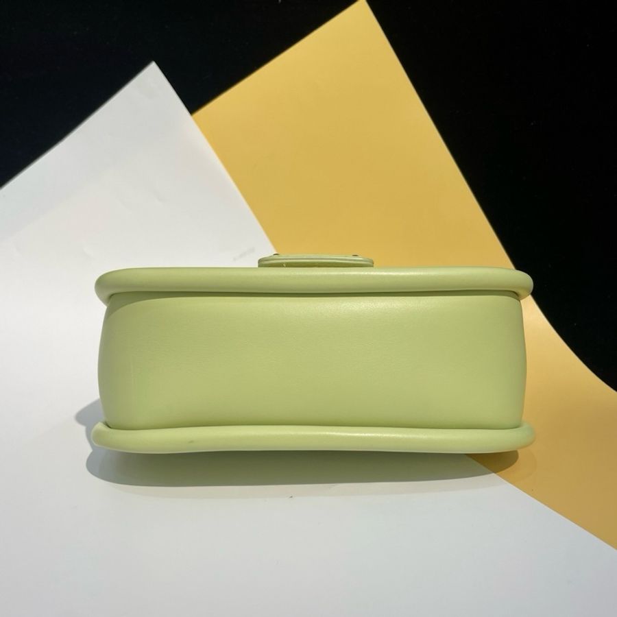 路易威登LOUIS VUITTON Hide & Seek 可拆卸可調節肩帶S-Lock鎖扣 Epi粒面牛皮 單肩包斜挎包手提包 牛油果綠色-3