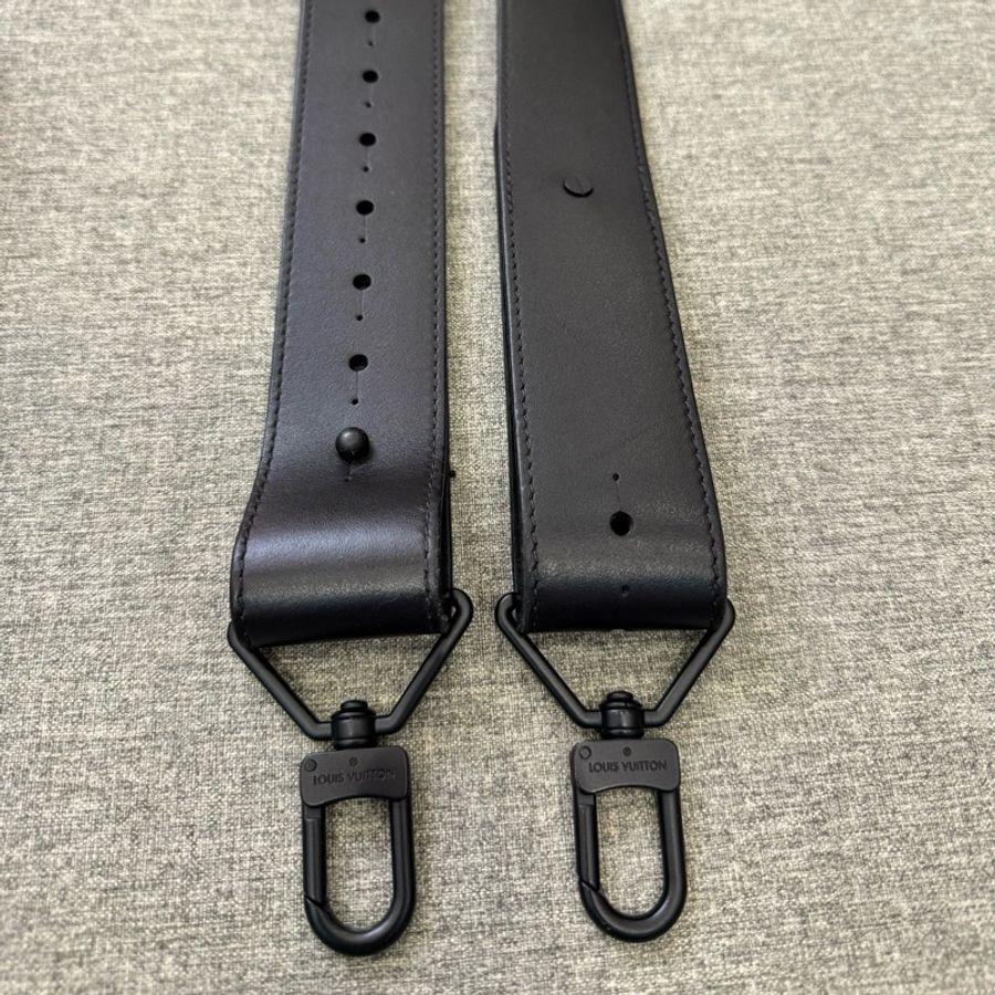 Louis Vuitton 路易威登steamer黑武士 經典黑色老花 男士單肩郵差包手提包肩背包斜挎包 皮標加芯片款-8