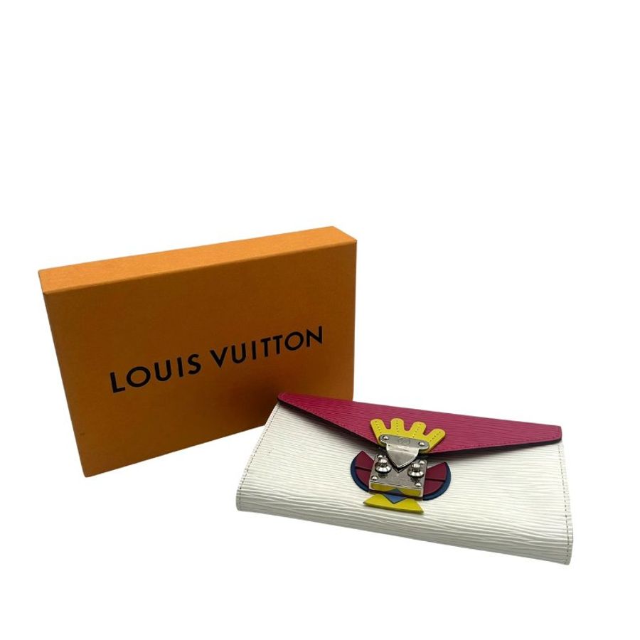 【美收精品】 Louis Vuitton Sarah 部落面具長夾 C-756 隔月月中將轉賣至日本 上架期限30天】-0