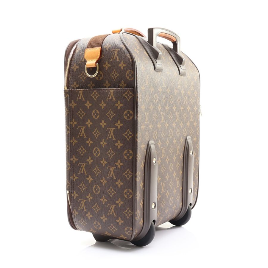 棕色 原花帆布 Trolley 50 Bosphore 行李箱【LOUIS VUITTON LV 路易威登】 M23259-1