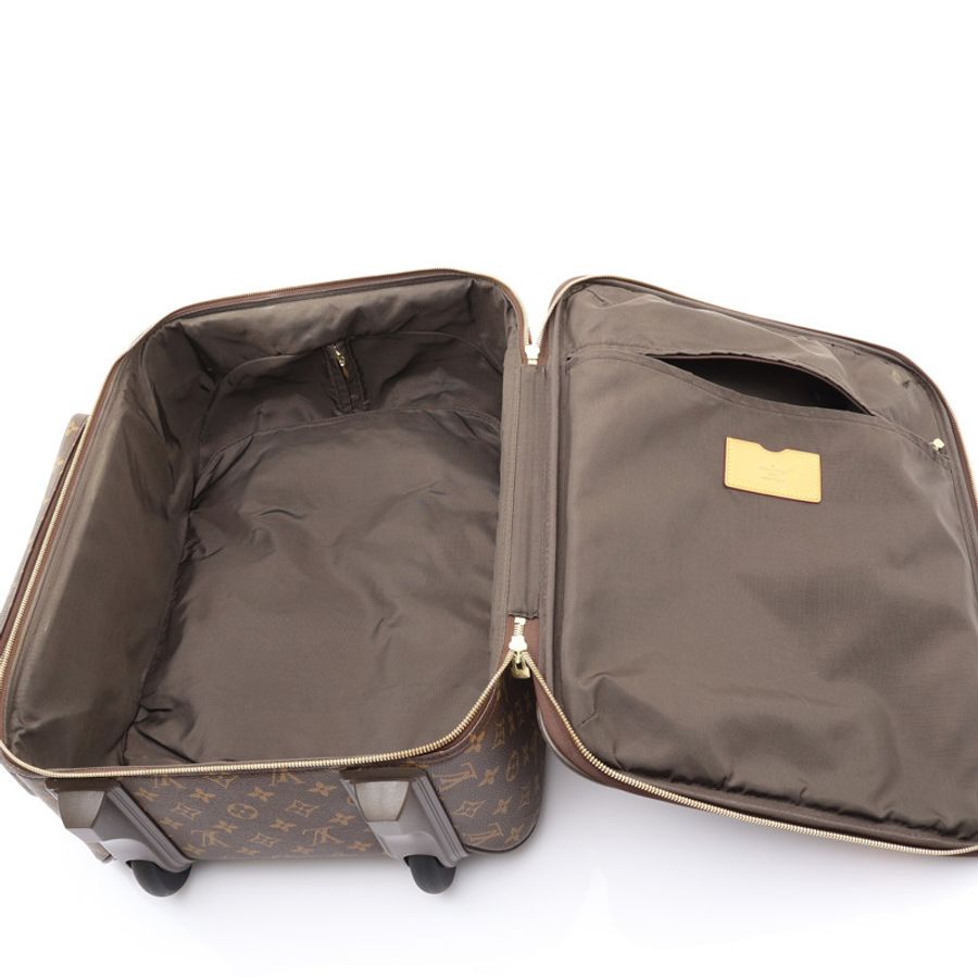 棕色 原花帆布 Trolley 50 Bosphore 行李箱【LOUIS VUITTON LV 路易威登】 M23259-2