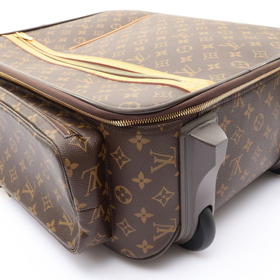 棕色 原花帆布 Trolley 50 Bosphore 行李箱【LOUIS VUITTON LV 路易威登】 M23259-7