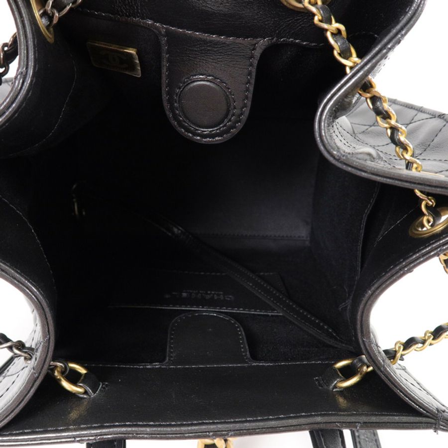 CHANEL 牛皮皮革Chanel 25 Backpack Medium鏈帶背包-4
