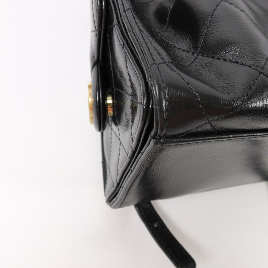 CHANEL 牛皮皮革Chanel 25 Backpack Medium鏈帶背包-11