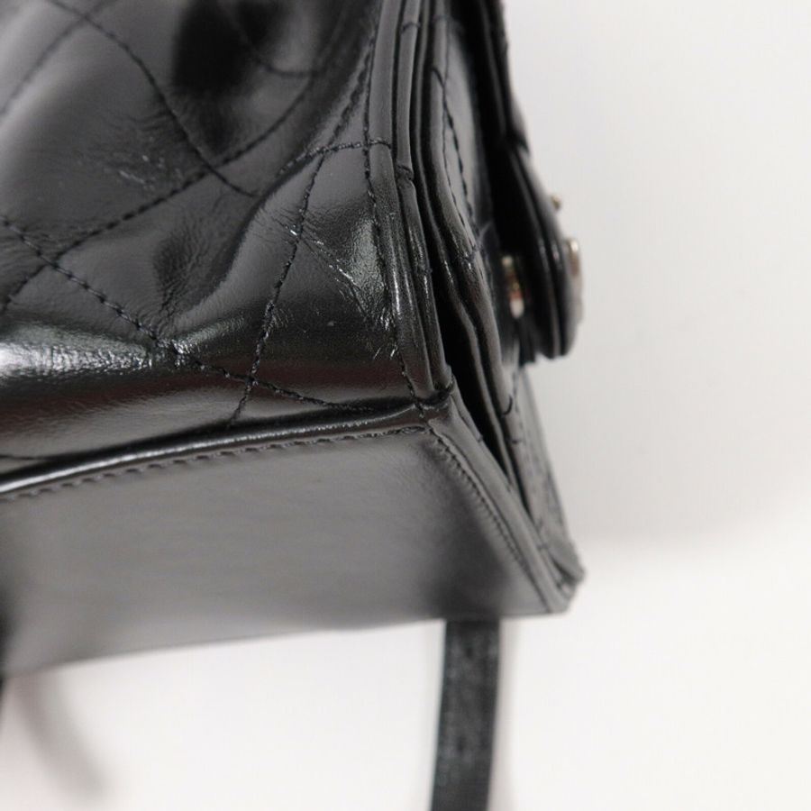 CHANEL 牛皮皮革Chanel 25 Backpack Medium鏈帶背包-12