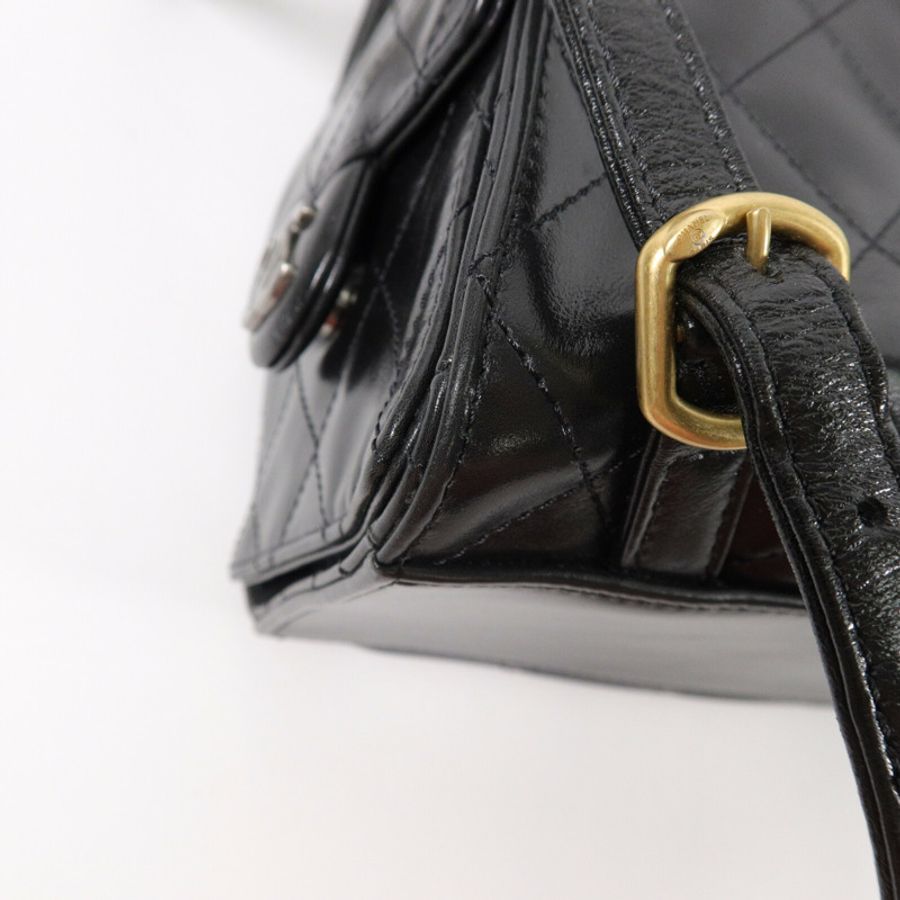 CHANEL 牛皮皮革Chanel 25 Backpack Medium鏈帶背包-13