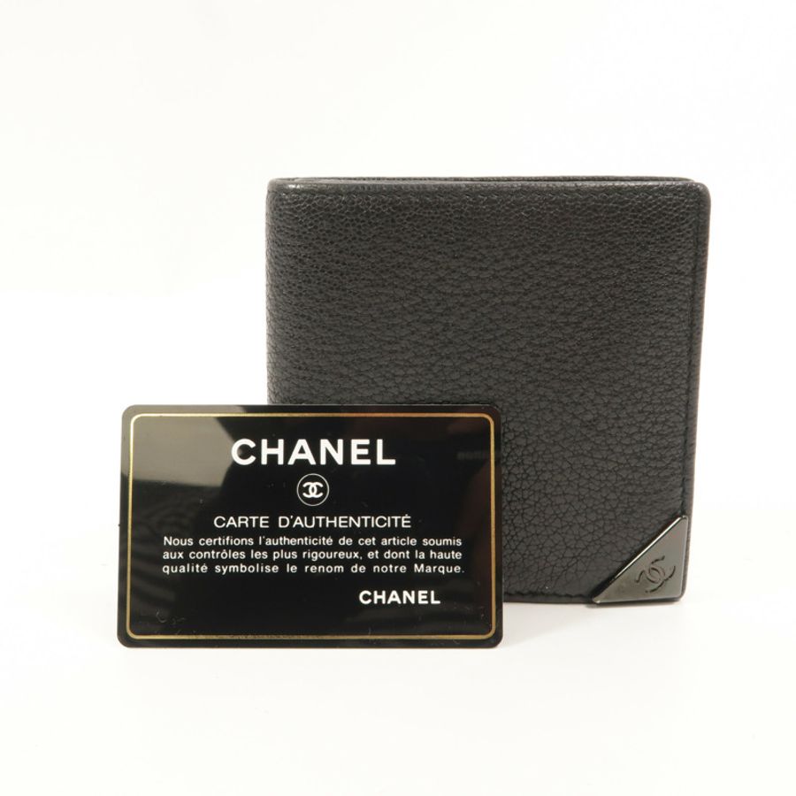 CHANEL 牛皮皮革Wallet錢包-11