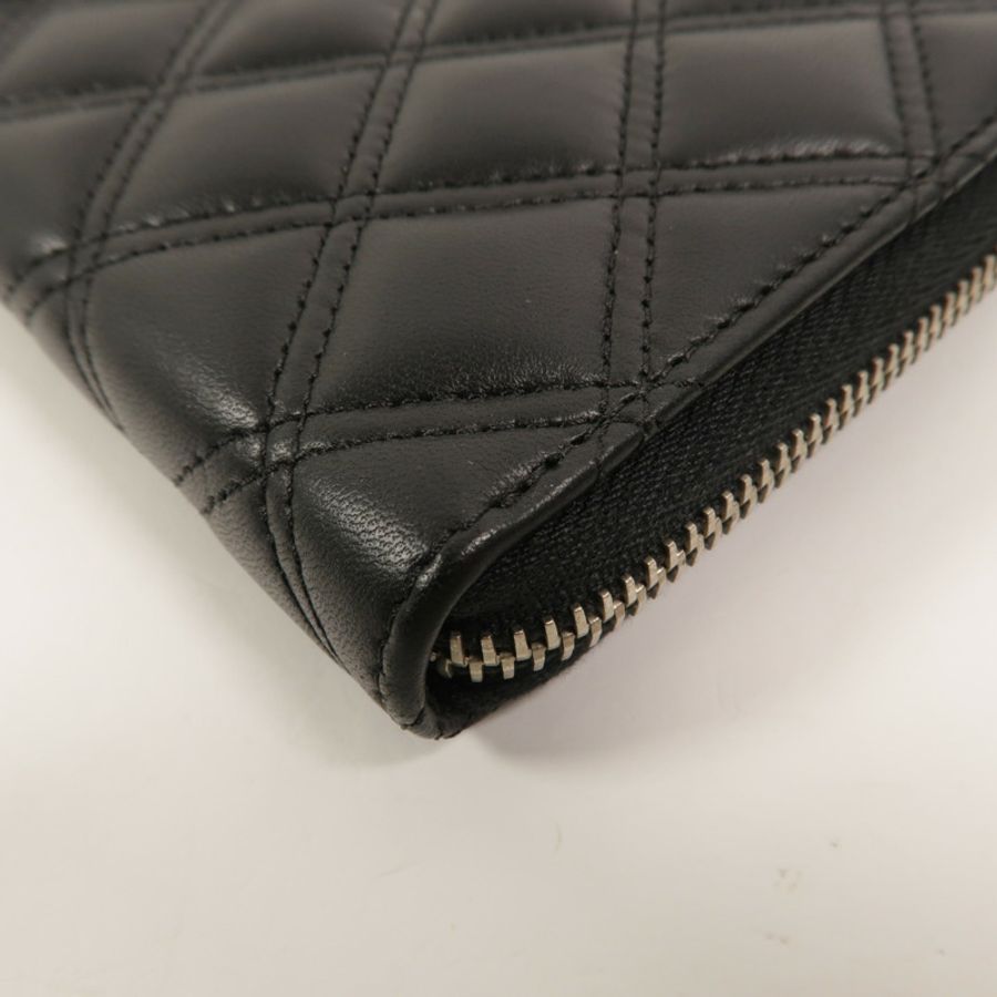 CHANEL 羊皮皮革Zipper Long Wallet長錢包-14