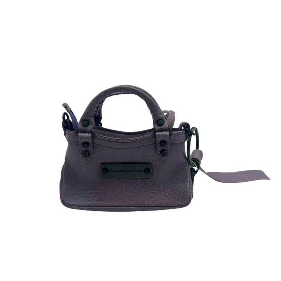 【美收精品】BALENCIAGA  仿舊羊皮超迷你手提包包 C-758【隔月月中將轉賣至日本 上架期限30天】-1