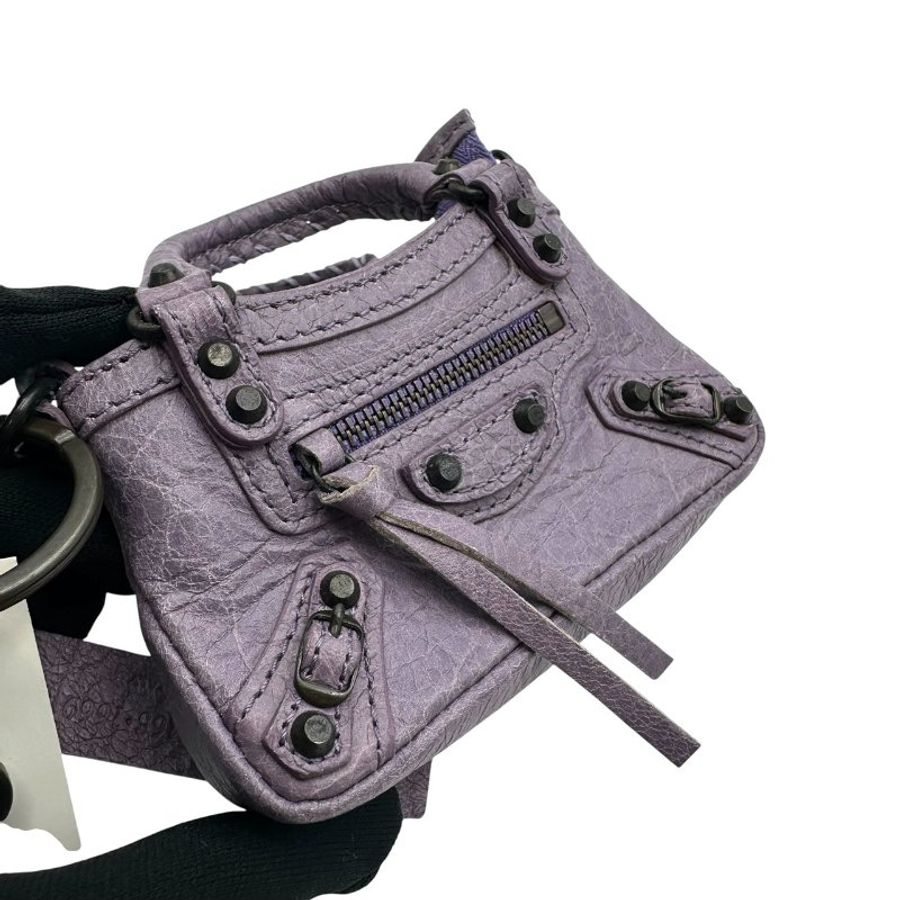 【美收精品】BALENCIAGA  仿舊羊皮超迷你手提包包 C-758【隔月月中將轉賣至日本 上架期限30天】-5