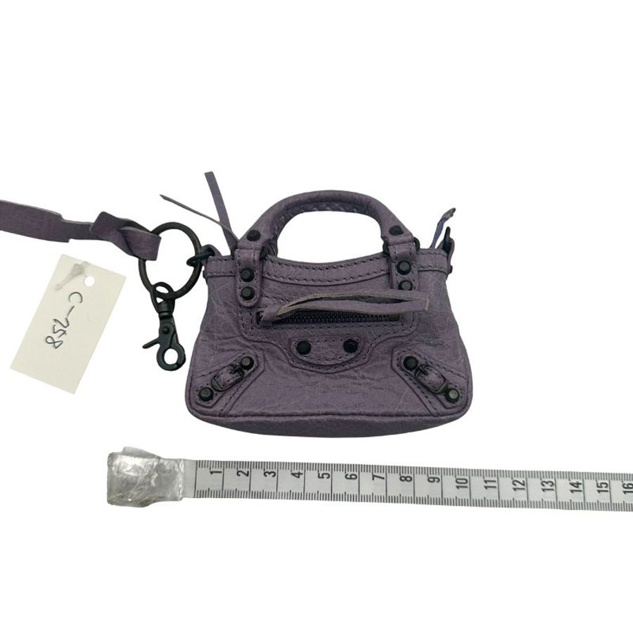 【美收精品】BALENCIAGA  仿舊羊皮超迷你手提包包 C-758【隔月月中將轉賣至日本 上架期限30天】-9