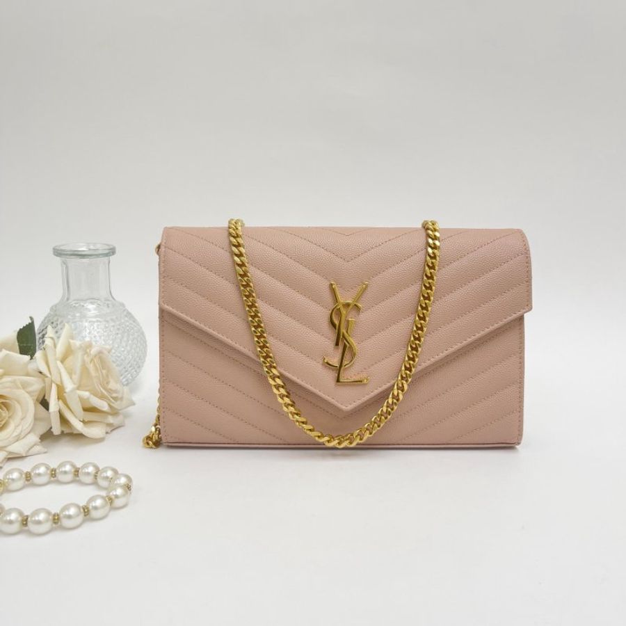 YSL WOC 魚子醬鍊包 22.5CM-0