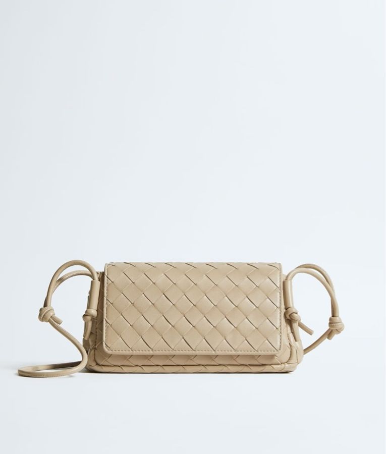 BOTTEGA VENETA Notturno編織包#Ecru亞麻色-8