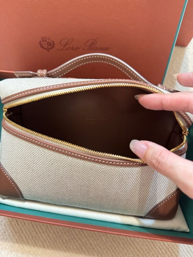 Loro Piana L19帆布包 老錢風-13