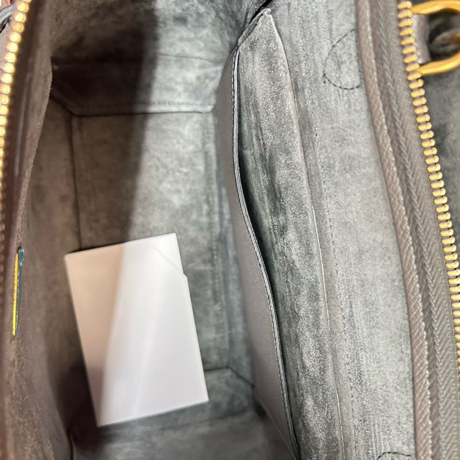 Celine 賽琳 鯰魚 灰色 缺肩帶-7