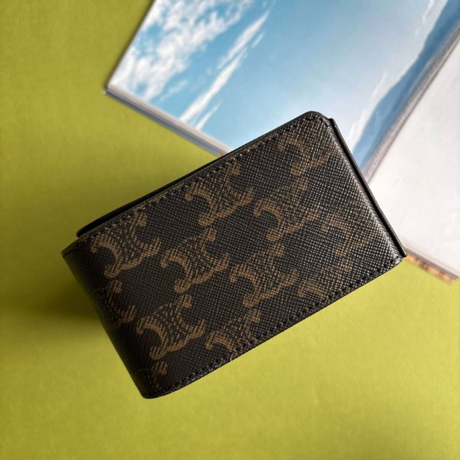 ::CELINE:: 經典標誌印花牛皮革 大型 珠寶盒 4M0382DIU 凱旋花紋珠寶盒 飾品收納-2