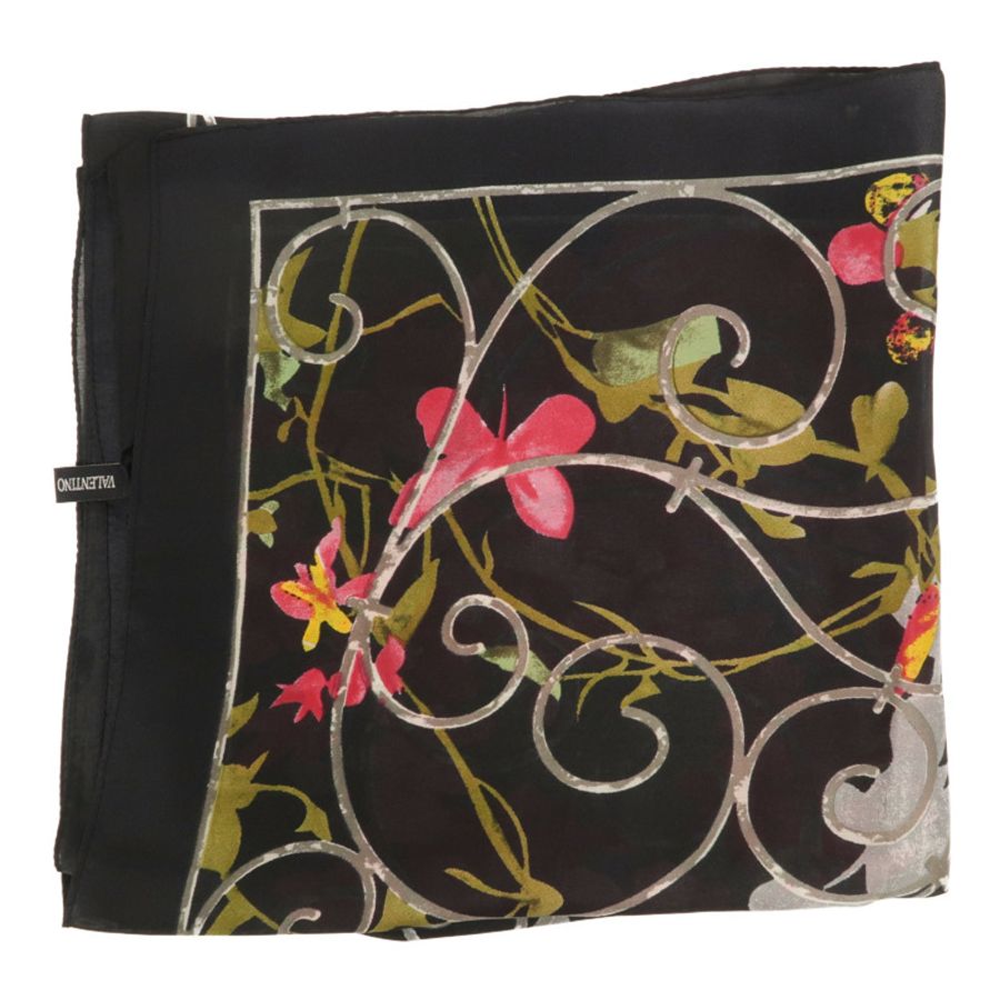 Valentino 絲質Scarf 130x130絲巾-3