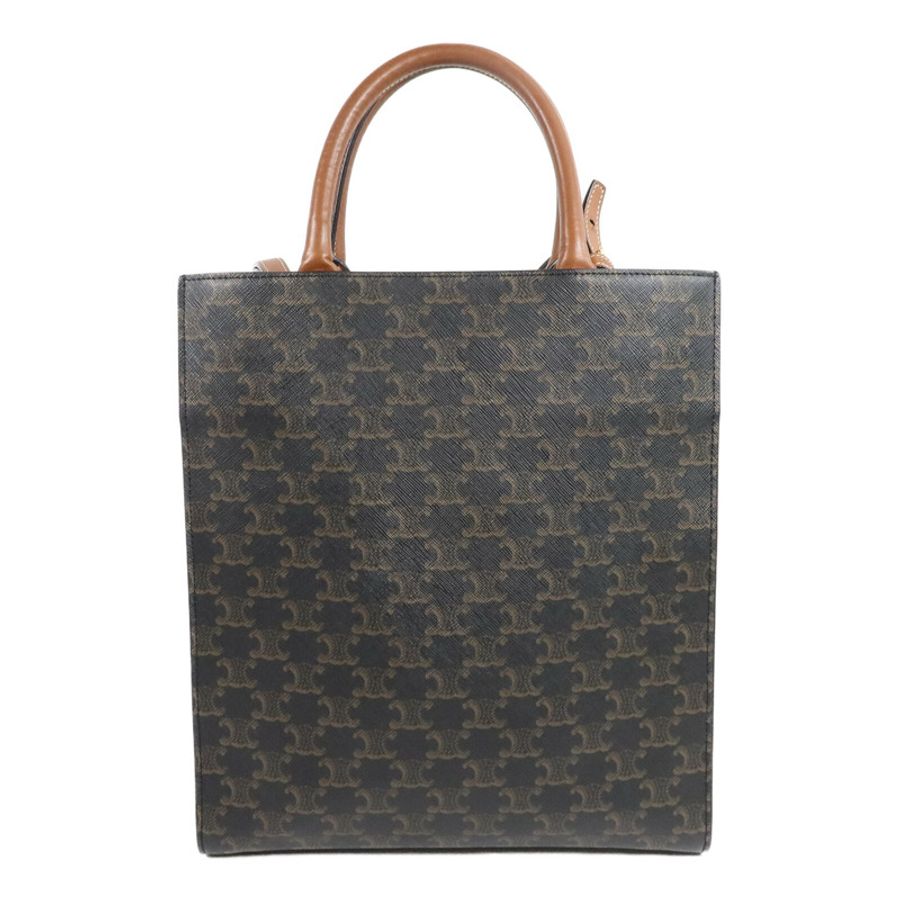 CELINE 塗層帆布Triomphe Cabas Tote Bag手挽肩背兩用袋-1