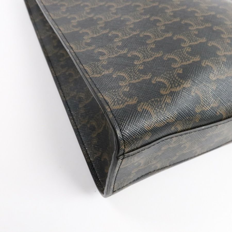 CELINE 塗層帆布Triomphe Cabas Tote Bag手挽肩背兩用袋-9