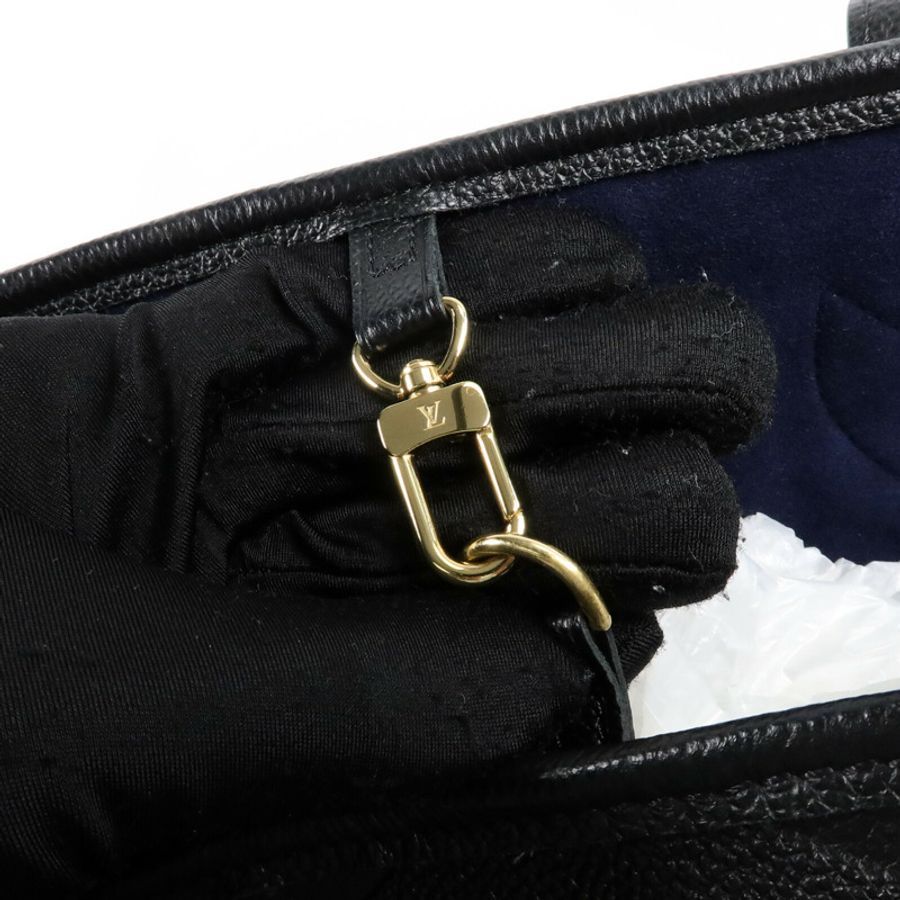 LOUIS VUITTON Monogram Empreinte Neverfull MM手挽袋-6