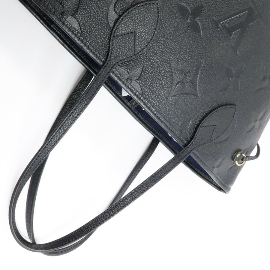 LOUIS VUITTON Monogram Empreinte Neverfull MM手挽袋-7