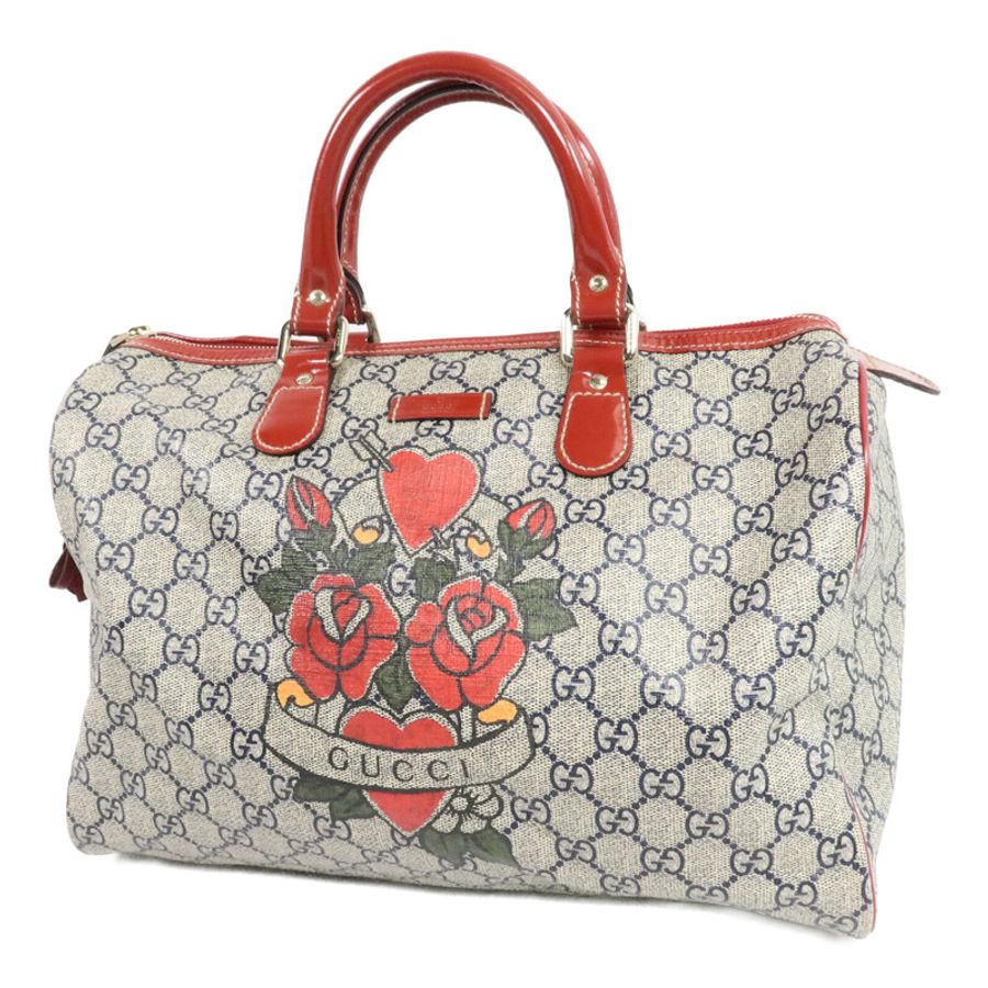 GUCCI 塗層帆布Boston Bag手挽袋-2