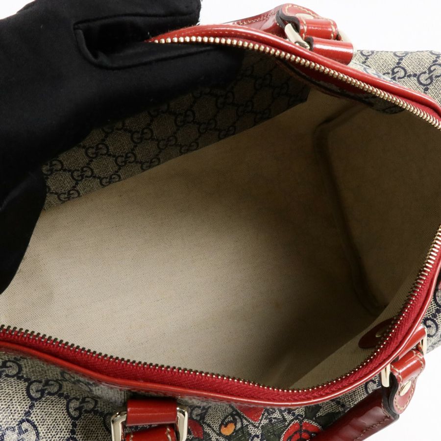 GUCCI 塗層帆布Boston Bag手挽袋-4