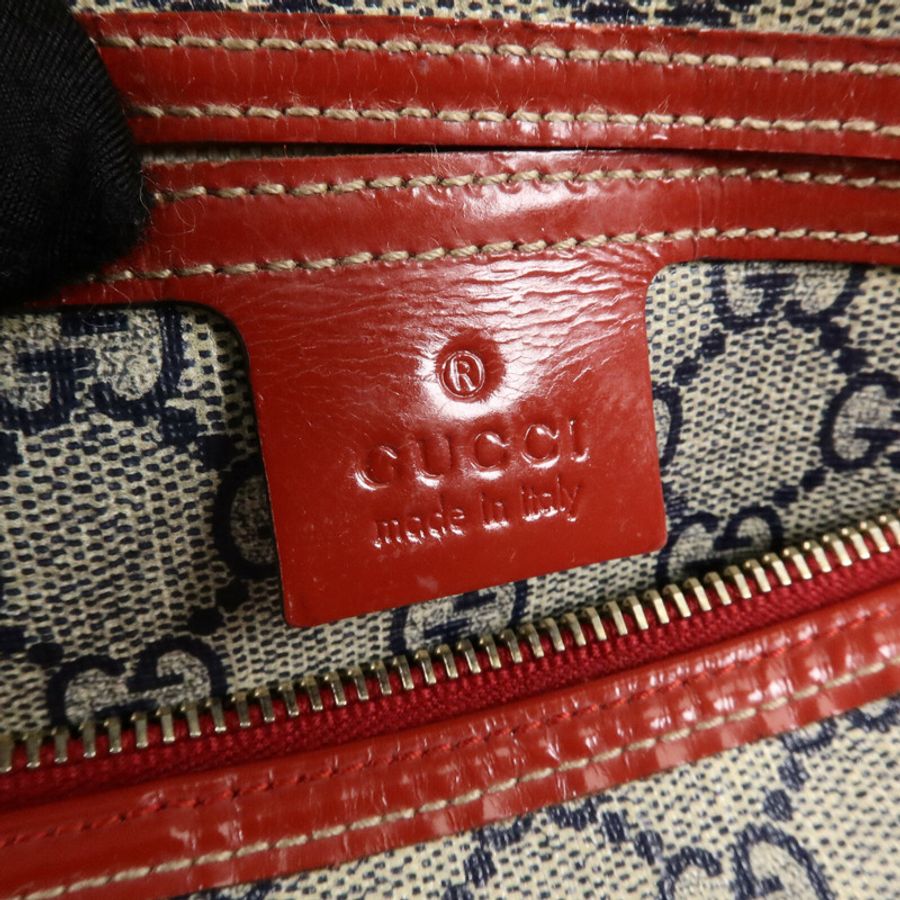 GUCCI 塗層帆布Boston Bag手挽袋-5