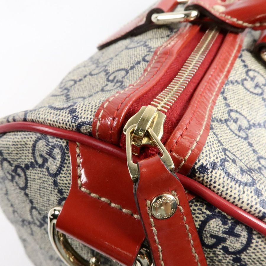 GUCCI 塗層帆布Boston Bag手挽袋-6