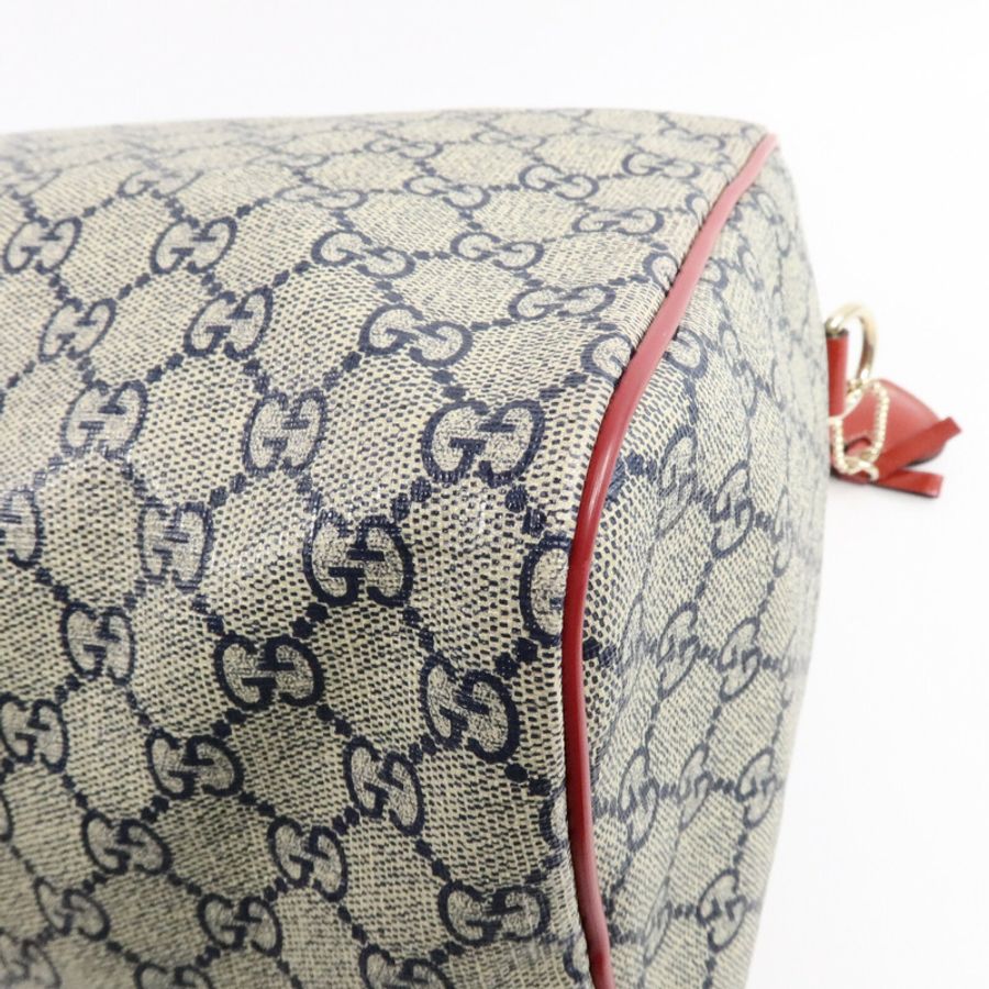 GUCCI 塗層帆布Boston Bag手挽袋-12