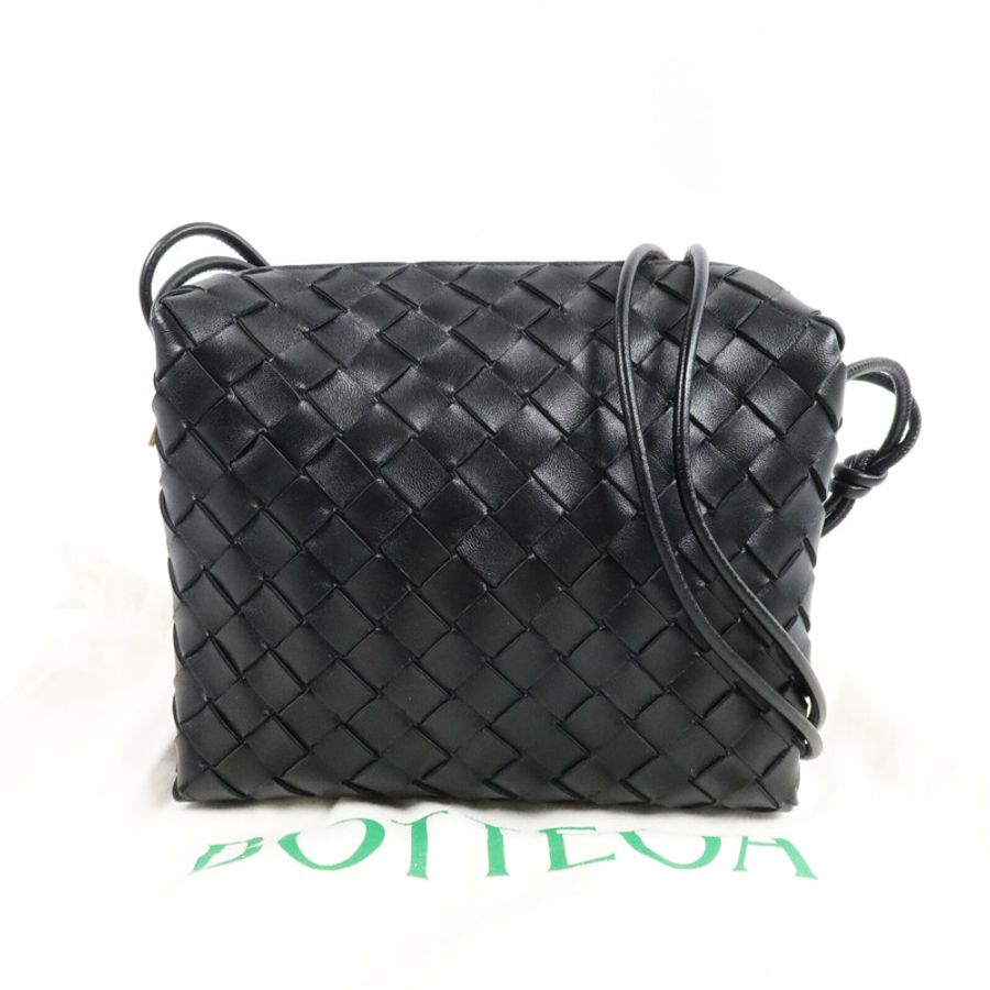 BOTTEGA VENETA 羊皮皮革Small Loop肩背袋-8