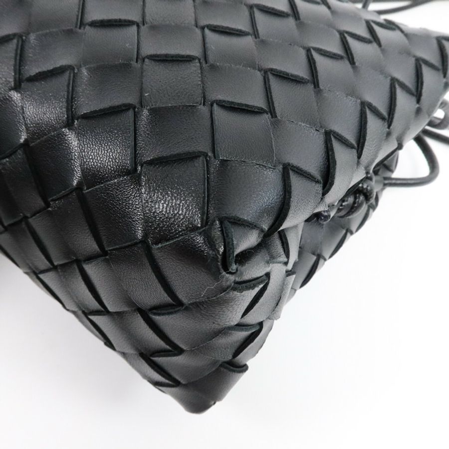 BOTTEGA VENETA 羊皮皮革Small Loop肩背袋-9