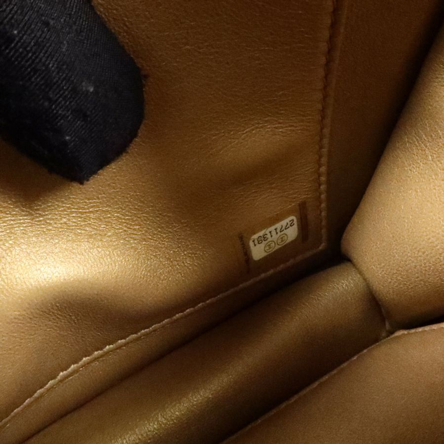 CHANEL 牛皮皮革Pearl Flap Bag鏈帶肩背袋-7