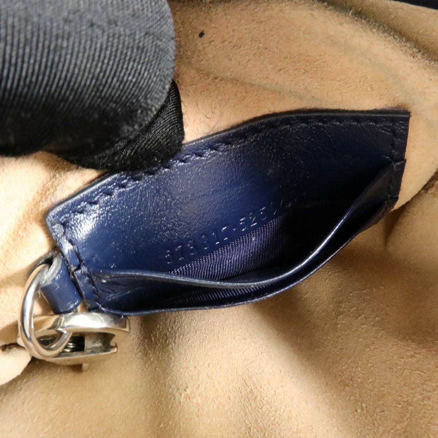 GUCCI 牛皮皮革BB Marmont Bucket鏈帶肩背袋-7