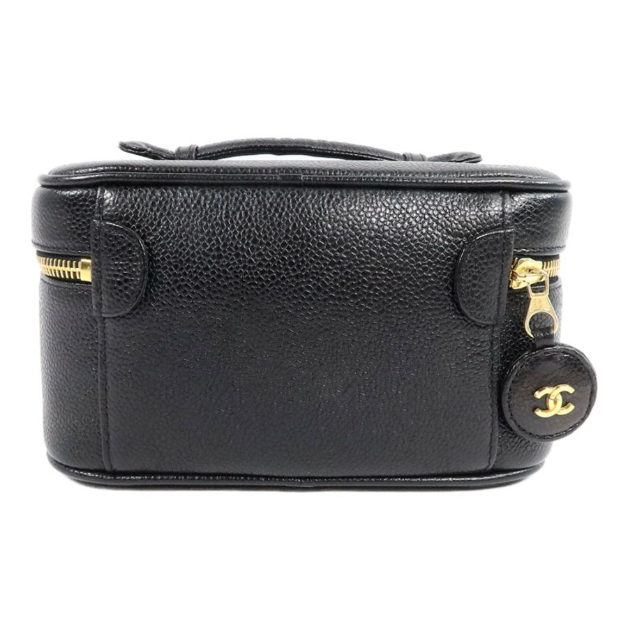 CHANEL 牛皮皮革Vintage Vanity手挽袋-1