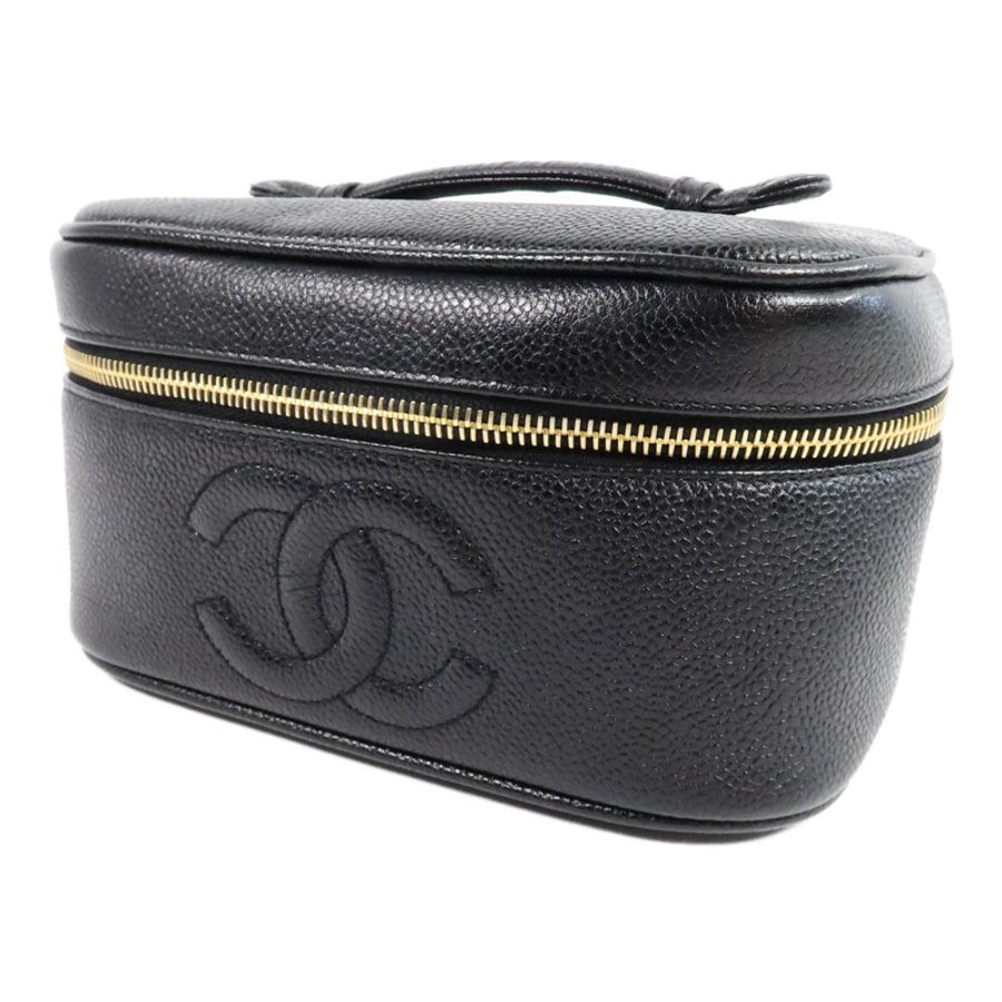 CHANEL 牛皮皮革Vintage Vanity手挽袋-2