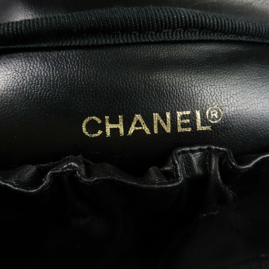 CHANEL 牛皮皮革Vintage Vanity手挽袋-5