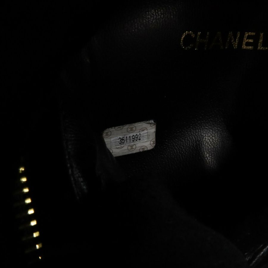 CHANEL 牛皮皮革Vintage Vanity手挽袋-7