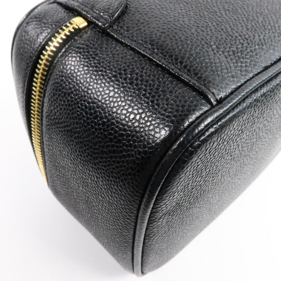 CHANEL 牛皮皮革Vintage Vanity手挽袋-8