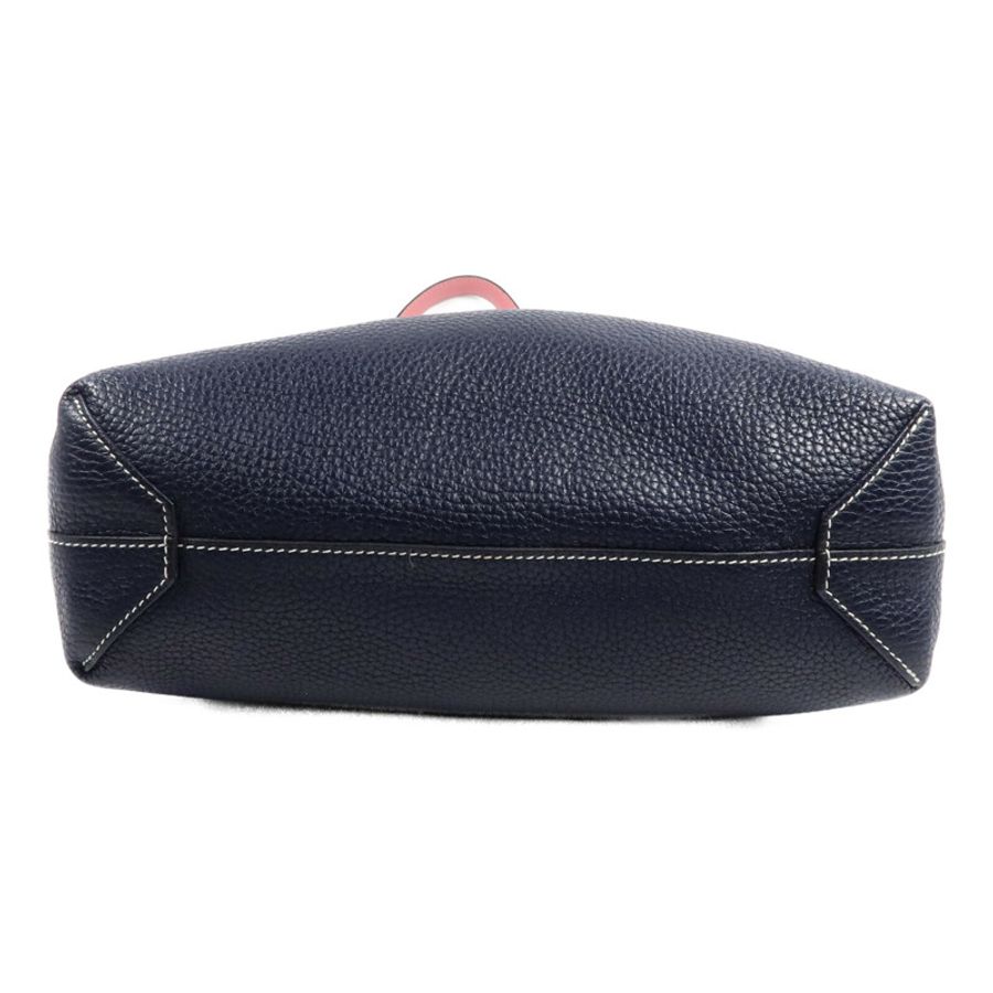 HERMES Clemence皮革Double Sens 28肩背袋/手挽袋Blue Nyui/Azalee-3