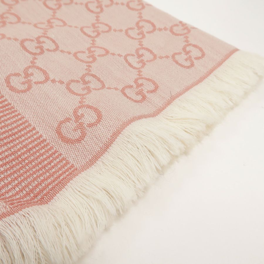 GUCCI 羊毛/絲質Scarf 70X195cm圍巾-4