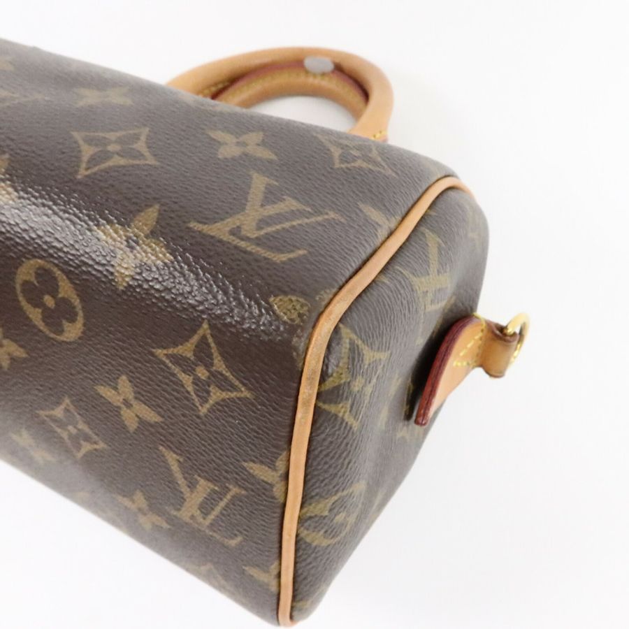 LOUIS VUITTON Monogram Speedy Bandouliere 20金扣手挽肩背兩用袋-8